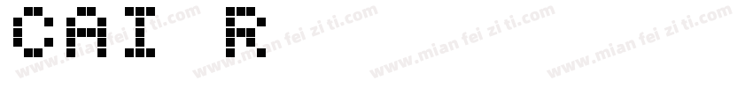 883-CAI978 Regular字体转换